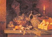 Ivan Khrutsky Still Life with a Candle oil on canvas
